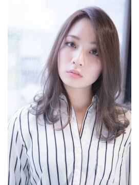 ティエラ 西新店(TIERRA) 暗髪ラベンダーグレージュ　大人キレイな艶髪美髪　20代30代40代