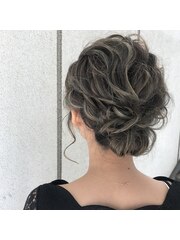 【sae】結婚式参列 ヘアアレンジ シニヨンアレンジ☆