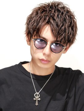 リップスヘアー 銀座(LIPPS hair) 工口パーマラフ無造作ツーブロックコンパクトショート