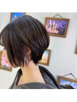 カーフリヘア ウル 千葉店(Kahuli hair Ulu) 耳かけショート× superhighlight