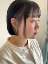 ウル(uLu.)&nbsp;【アクセントカラー】ミニボブ×インナーグレージュ☆