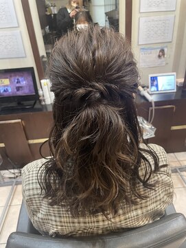 モードケイズ 阿倍野店(MODE K’s) ハーフアップ