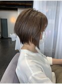 グレーベージュニュアンスカラーミルクティーピンクエギョモリ
