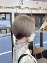 グレージュカラー/ボブウルフ/ココアベージュ 20代 30代 I4-1103