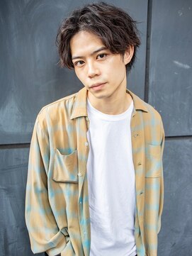 エイトメン 博多店(EIGHT MEN) メンズ/センターパート/ツイストスパイラルパーマ/博多駅