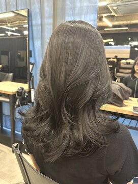 アリュウル 表参道(ALLURE) ダークグレージュ◎透け感ある暗髪！KAKO