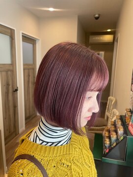 ルーシャス ヘアー 岐阜店(Luscious HAIR) くすみピンク/ピンクアッシュ/くすみカラー/ニュアンスカラー/冬