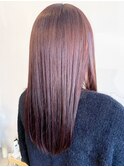 20代30代40代大人可愛い髪質改善カラーピンクグレージュ艶感