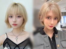ロンドブルーム 天神大名店(Lond Bloom)の雰囲気（ショートボブ/ボブ/ショートヘア/白髪ぼかしハイライト韓国ヘア）
