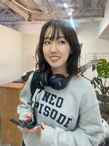 アル 心斎橋(alu) オリーブグレー/小顔に見せるヘア/ココアベージュ