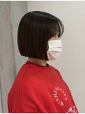 【YOKE】髪質改善切りっぱなしボブ縮毛矯正顎ラインボブ