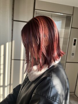 マウ(mau) ボブ ボルドーカラー