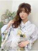 浴衣スタイル 【クランソア】ヘアセット/ヘアメ/心斎橋