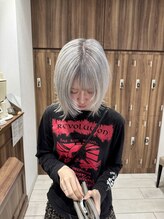 アッシュ 池上店(Ash) フェイスレイヤーウルフ×パールホワイト