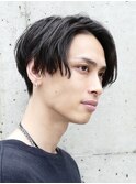 京都センタパートニュアンスパーマツーブロックメンズパーマ