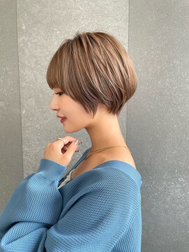 ロンドロゼ 池袋(Lond rose) ♪ミニウルフレイヤーカット顔周り前髪韓国ショートボブ/池袋