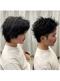【ステップボーンカット】スパイキーショート