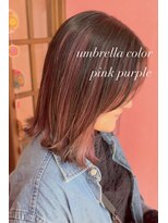 メロメロウ(Melo mellow)&nbsp;アンブレラカラー　ピンクパープル