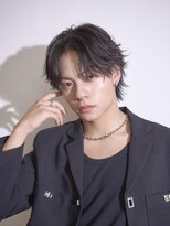 オーバルバイアピッシュ(OVARL by apish) フェザーパーマセンターパートニュアンスパーマシャドウパーマ