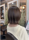 切りっぱなしボブ