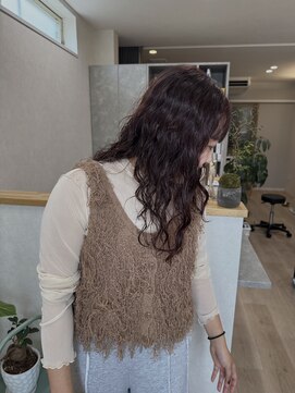 ヘアポップ(hair pop) 暖色パーマ