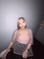 ループ バイ エスポワール(LoooP by Espoir)&nbsp;ピンク×ベージュアンブレラ