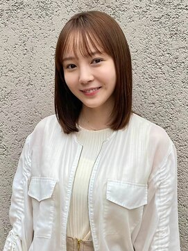 ディフィーノ 赤坂(DIFINO) ミディアム/ナチュラルストレート/ボブ/ブラウンベージュ