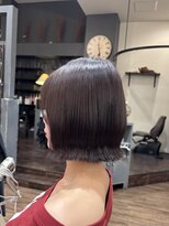 シュープ アニュー ラスパ太田川店(SHOOP anyu)&nbsp;ピンクラベンダー外ハネボブ