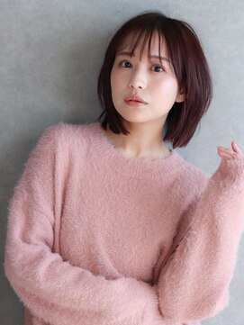 ルー ハナレ(Luu HANARE) ミディアムボブ/髪質改善/髪質改善/水素カラー/神戸/髪質改善