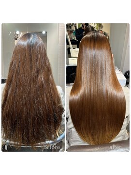 超高濃度水素プレミアムエイジングケアストレート＃髪質改善