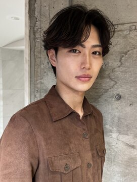 サイン メンズ 渋谷(SIGN men's) フェザーパーマ/ニュアンスパーマ/センターパート/カルマヘア