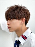 シャドウパーマ/曲がる縮毛矯正/ニュアンスパーマ/men's/眉毛