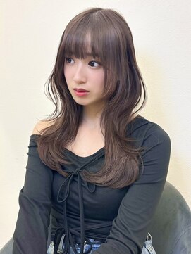 アイトーキョーエス 渋谷(AI TOKYO S) 着物ヘア/ラベンダーブラウン/ミディアムレイヤーカット/渋谷