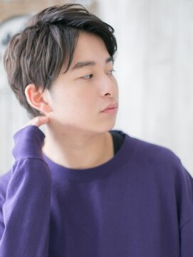 モッズヘア メン 上尾東口店(mod's hair men) ダークブラウン学生ナチュラル爽やかフェザーショートa上尾