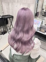 ワンズクロエ 原宿店(ONE's Chloe)&nbsp;イメチェンピンクベージュアンブレラカラー前髪