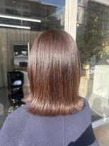 エマ 浦上駅前店(EMMA)&nbsp;暖色ブラウン×白髪改善カラー