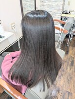 ヘアシップ パロス(Hair ship pharos)&nbsp;ロングのツヤ感が最高!!の縮毛矯正(^-^)/