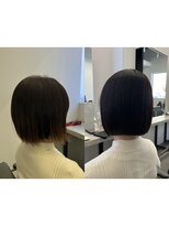 ユニクオン 金沢香林坊(UNIKUON) 艶髪 髪質改善 超高濃度水素カラー シルクストレート 金沢