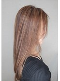 30代40代50代×ストレートレイヤー×イノアカラー×ハイライト