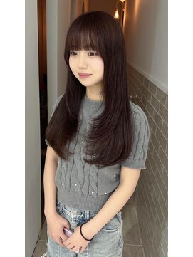 カシェ キョウマチ(cashe’e) ピンクブラウン/レイヤーカット/松阪/10代