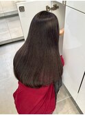 <ゲスト>地毛風ツヤロング、グレージュカラー
