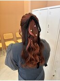 宇都宮/ハーフアップ/ヘアアレンジ/ヘアセット/アップスタイル