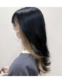 ボタニウムドットハイクバイアールサロン(BOTANIUM.Hk by Rr SALON)&nbsp;ベージュ系のインナーカラー