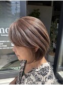 大人美人ショートボブ