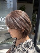 モア ヘアー ラウンジ ハザール 羽沢国大前店(moa hair lounge/ HAZZAR)&nbsp;大人美人ショートボブ