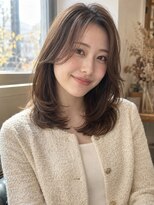 ラファンジュ ヘアー(Rohange hair)&nbsp;ミントベージュ/流しバング/ハッシュウルフ