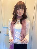 ニコフクオカヘアーメイク(NIKO Fukuoka Hair Make)&nbsp;【NIKO】ブリーチなしダブルカラー／ピンクベージュ／秋カラー