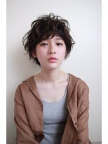 エムスラッシュ たまプラーザ(M.SLASH)&nbsp;■くせ毛風外ハネ小顔マッシュウルフM.SLASHたまプラーザ14-1★