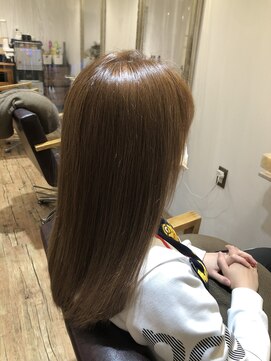 ヘアリゾートユア 新大久保店(hair resort YuA) ミルクティーカラー【ブリーチ無し】
