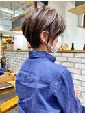 絶壁解消/ひし形/前下がり/大人ショートボブ/30代/40代★猪狩★